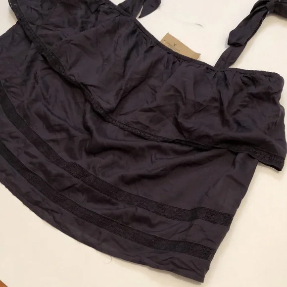 American Eagle Casual Tiered Shoulder Tie Cami Tank, size XL - Picture 4 of 12